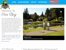 Tablet Screenshot of coosbay.org